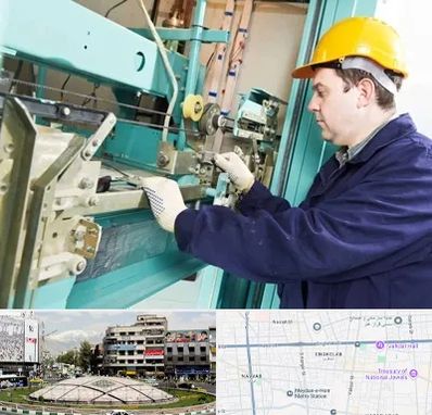 قطعات آسانسور در مرکز تهران