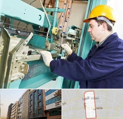 قطعات آسانسور در نجات اللهی