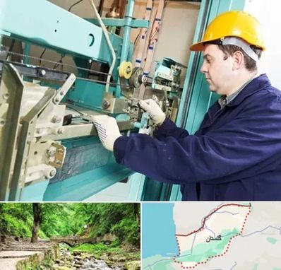 قطعات آسانسور در گلستان