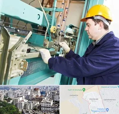 قطعات آسانسور در ولنجک 