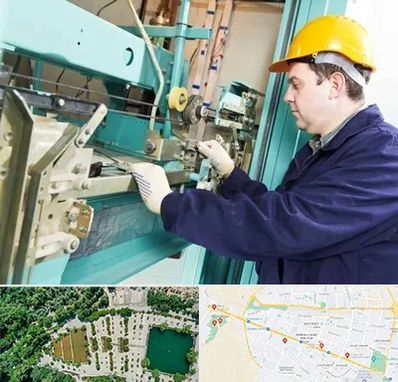 قطعات آسانسور در وکیل آباد مشهد