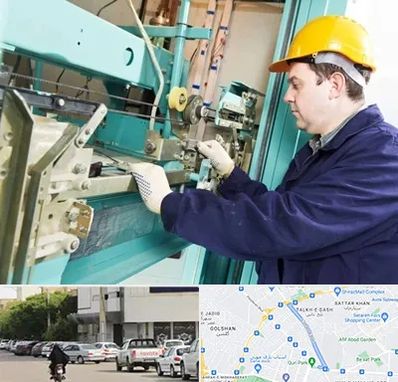 قطعات آسانسور در قدوسی شرقی شیراز