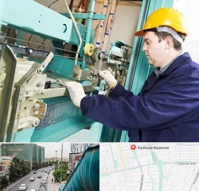 قطعات آسانسور در بلوار فرحزادی
