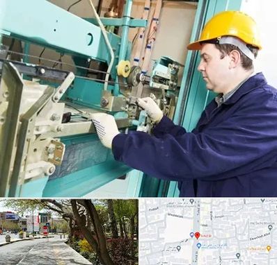 قطعات آسانسور در خیابان توحید اصفهان