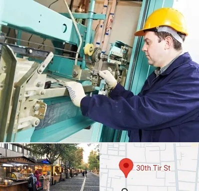 قطعات آسانسور در سی تیر