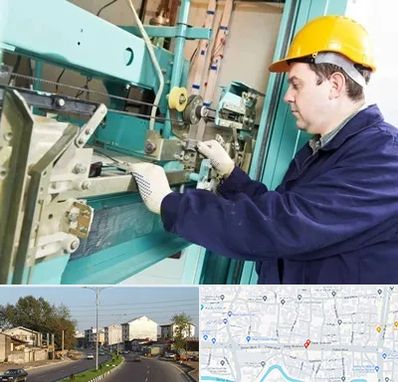 قطعات آسانسور در ضیابری رشت