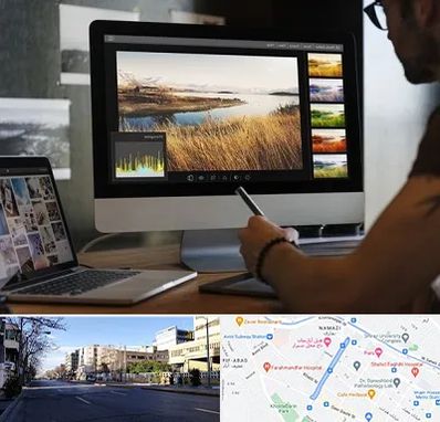 آموزشگاه ایلاستریتور در خیابان ملاصدرا شیراز