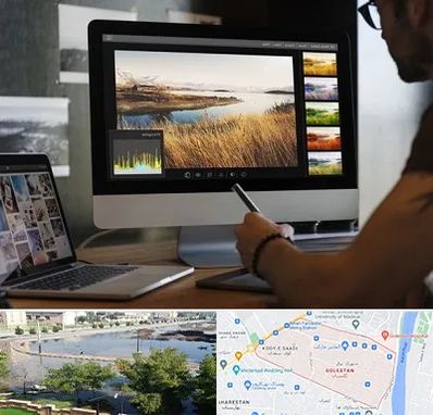 آموزشگاه ایلاستریتور در گلستان اهواز