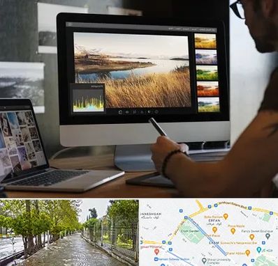 آموزشگاه ایلاستریتور در خیابان ارم شیراز