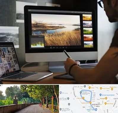 آموزشگاه ایلاستریتور در فلکه گاز رشت