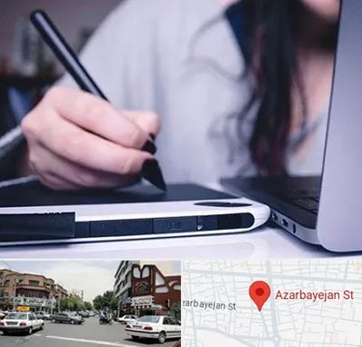 آموزشگاه ایندیزاین در خیابان آذربایجان