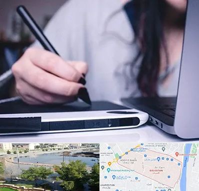 آموزشگاه ایندیزاین در گلستان اهواز