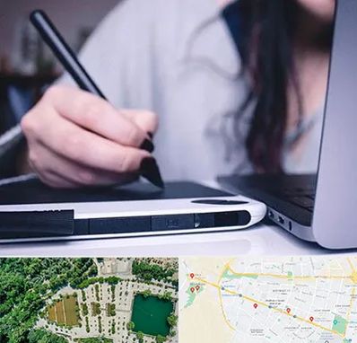 آموزشگاه ایندیزاین در وکیل آباد مشهد