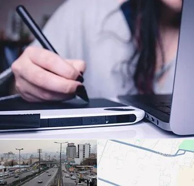 آموزشگاه ایندیزاین در بلوار ارتش