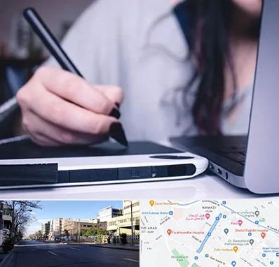 آموزشگاه ایندیزاین در خیابان ملاصدرا شیراز