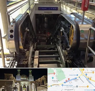 قطعات پله برقی در زرگری شیراز