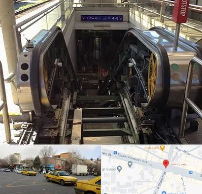 قطعات پله برقی در شهناز تبریز