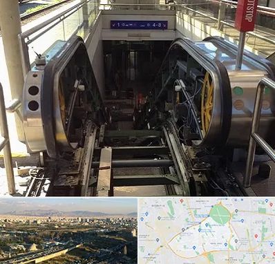 قطعات پله برقی در منطقه 19 تهران