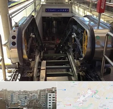 قطعات پله برقی در محمد شهر کرج