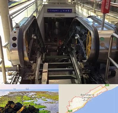 قطعات پله برقی در بندرلنگه