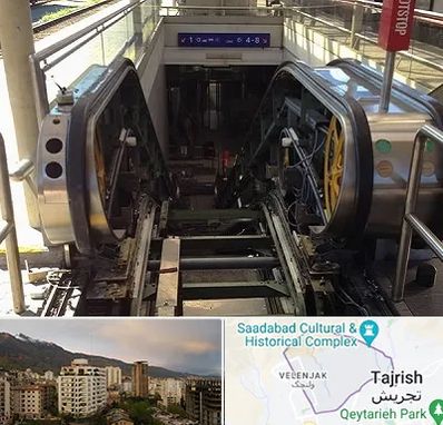 قطعات پله برقی در زعفرانیه