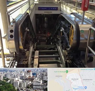 قطعات پله برقی در ولنجک 