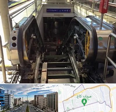 قطعات پله برقی در سعادت آباد 