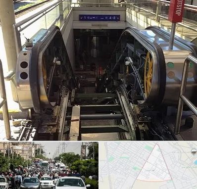 قطعات پله برقی در سیدی مشهد