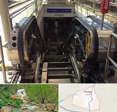 قطعات پله برقی در کردان