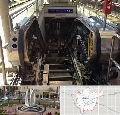 قطعات پله برقی در زابل