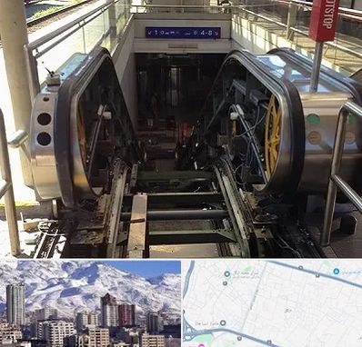 قطعات پله برقی در ازگل