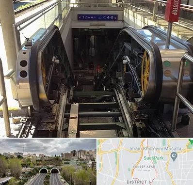 قطعات پله برقی در یوسف آباد 