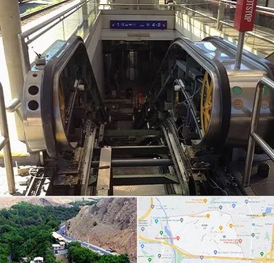 قطعات پله برقی در کن