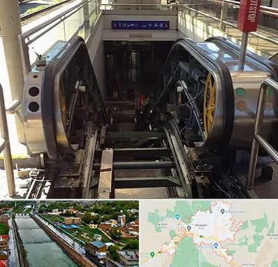 قطعات پله برقی در مراغه