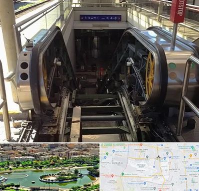 قطعات پله برقی در منطقه 9 تهران