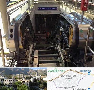 قطعات پله برقی در اختیاریه