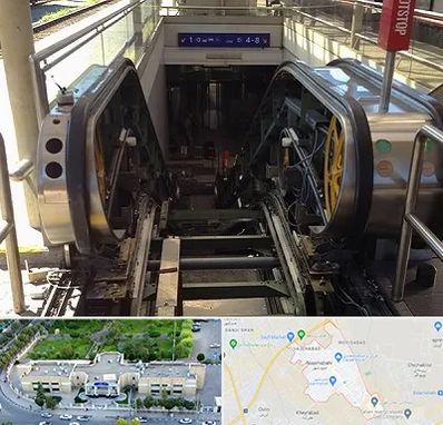 قطعات پله برقی در نسیم شهر