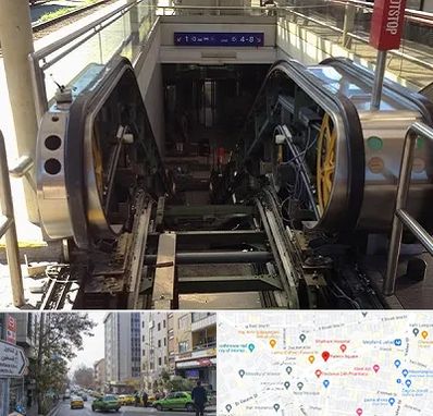 قطعات پله برقی در فاطمی