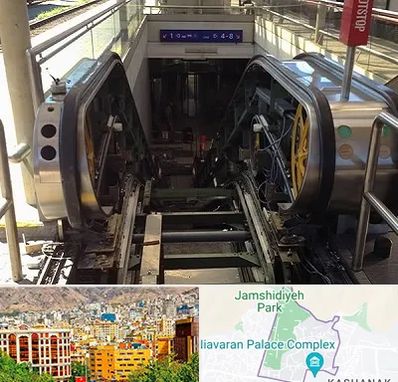 قطعات پله برقی در نیاوران 