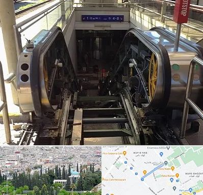 قطعات پله برقی در محلاتی شیراز