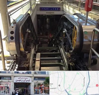 قطعات پله برقی در ایران زمین