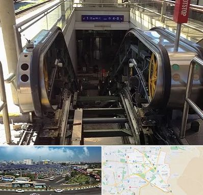 قطعات پله برقی در منطقه 15 تهران