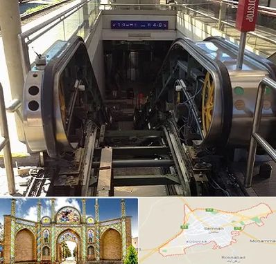 قطعات پله برقی در سمنان