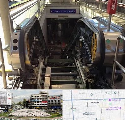 قطعات پله برقی در مرکز تهران