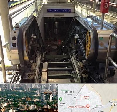 قطعات پله برقی در عظیمیه کرج