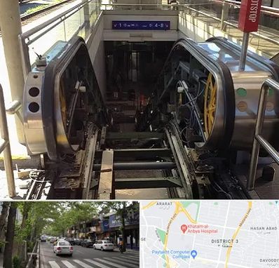 قطعات پله برقی در ظفر 