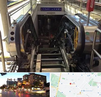 قطعات پله برقی در بلوار سجاد مشهد