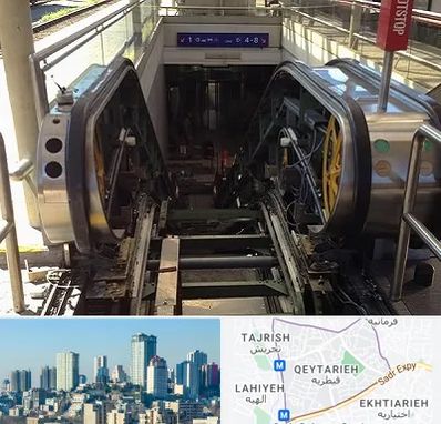 قطعات پله برقی در قیطریه 