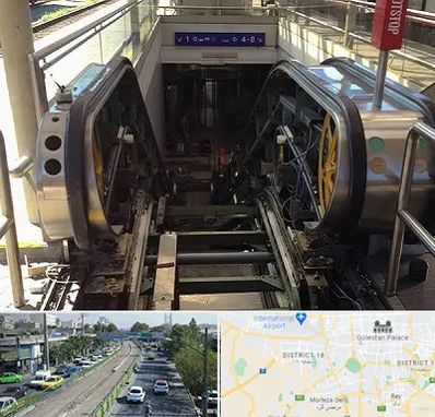 قطعات پله برقی در جنوب تهران