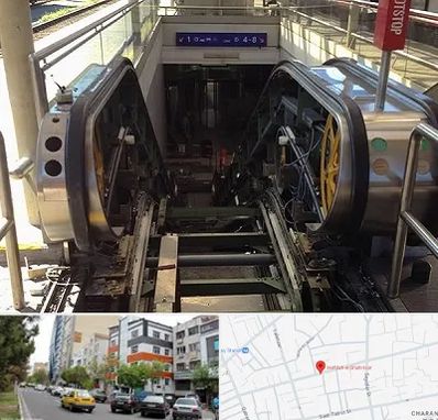 قطعات پله برقی در هفده شهریور تبریز